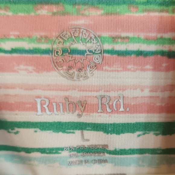 Ruby Rd. Striped Pullover - Picture 2 of 6